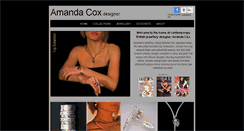 Desktop Screenshot of amandacoxjewellery.co.uk